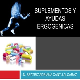 Suplementos y ayudas ergogénicas