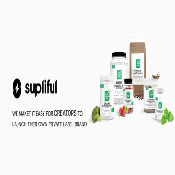 Supliful's $1.1M pitch deck for white-label influencer supplements