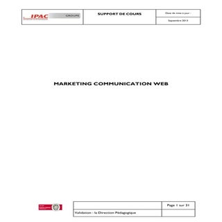 [Support de cours] WebMarketing et ...