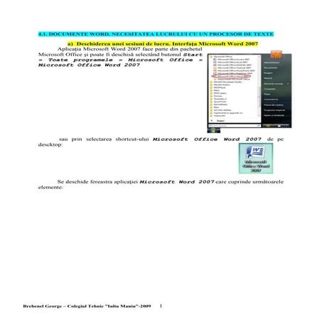 Suport cls09-tic-cap03-l01-procesorul de texte microsoft word
