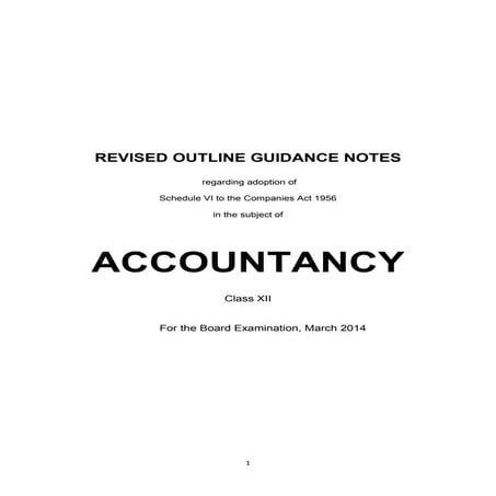 Accountancy for Class XII