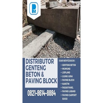 Supplier paving block jalan Kedungkandang | PDF