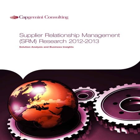 Supplier relationship management_research_2012-2013-9jan2013_0