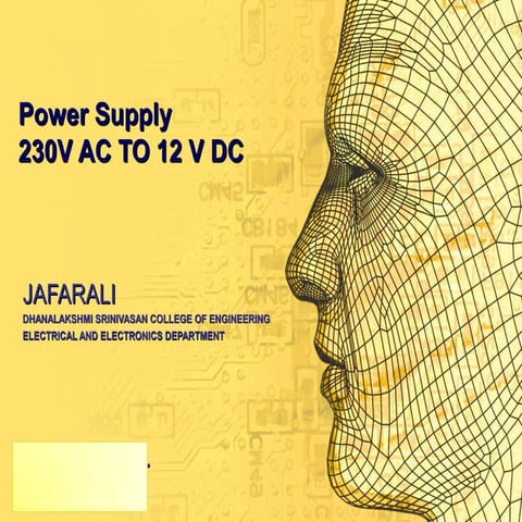 Power supply 230v AC to 12v DC 