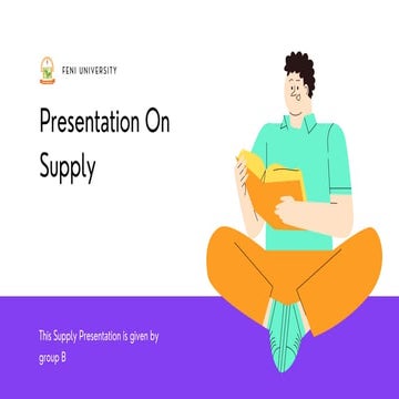 Presentation On Supply