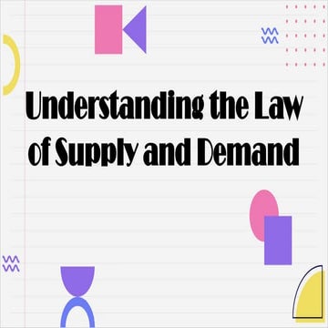 supply-and-demand. in business and consumer