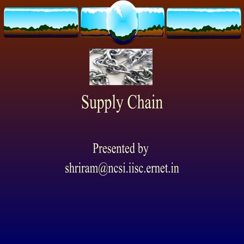 supply chain management