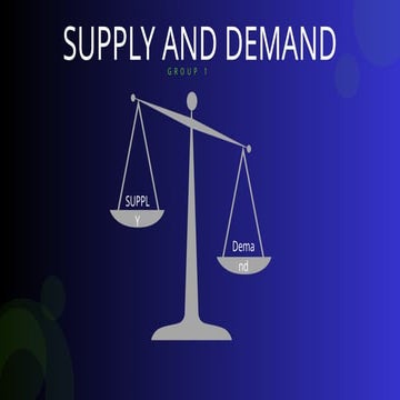 SUPPLY AND DEMAND in Microeconomics.pptx