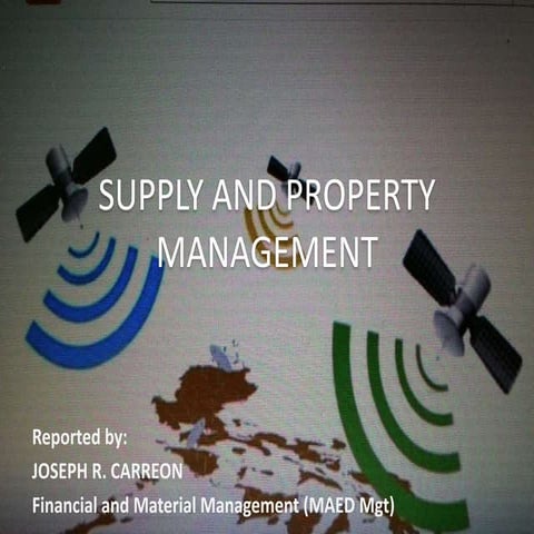 Supply and property management
