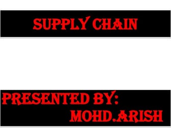 Supply chain