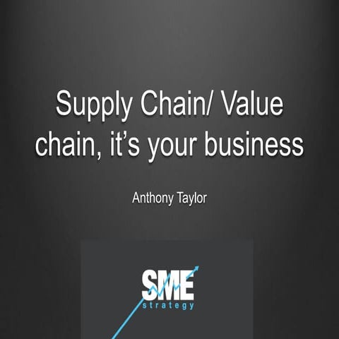 Supply chain for business.