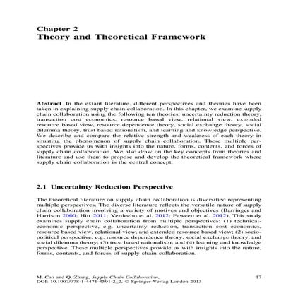 Supply chain collaboration | PDF