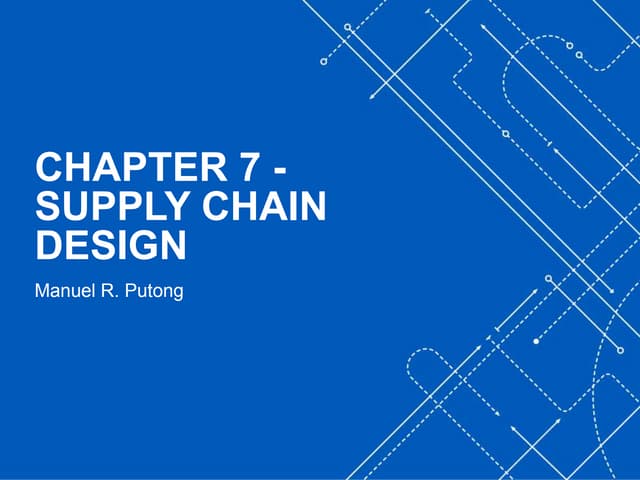 Supply Chain Design