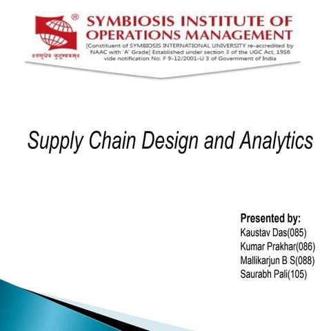 Supply chain analytics converted | PDF