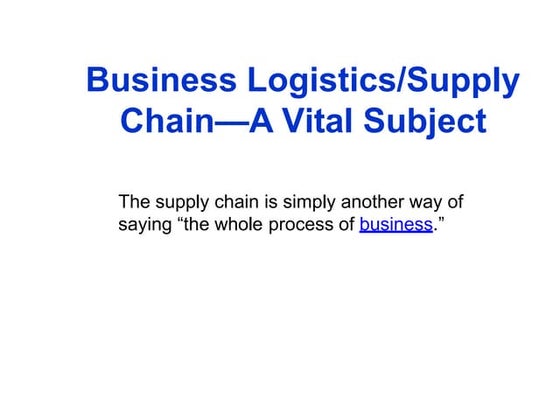 Chap 4 Designing the Distribution Network in a Supply Chain | PPT