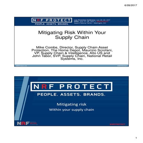 Mitigating Risk Within Your Supply Chain