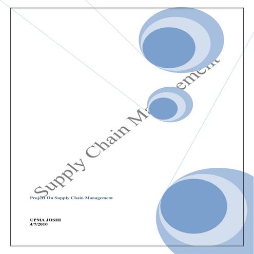 Supply Chain Management