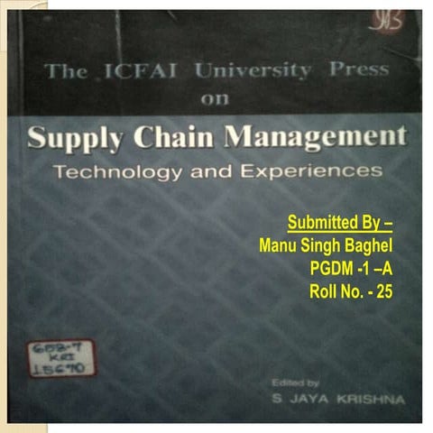 Supply chain management