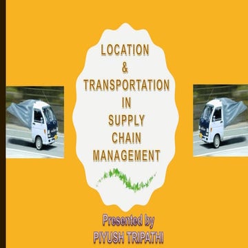 Supply Chain Management