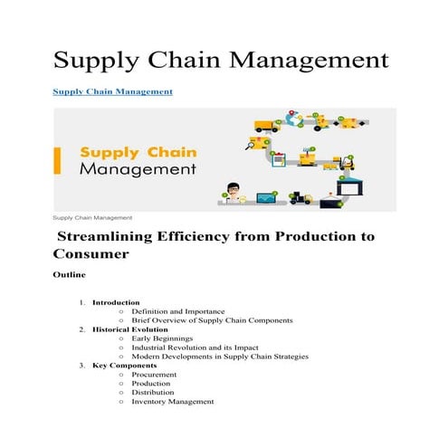 Supply Chain Management, Risk Management