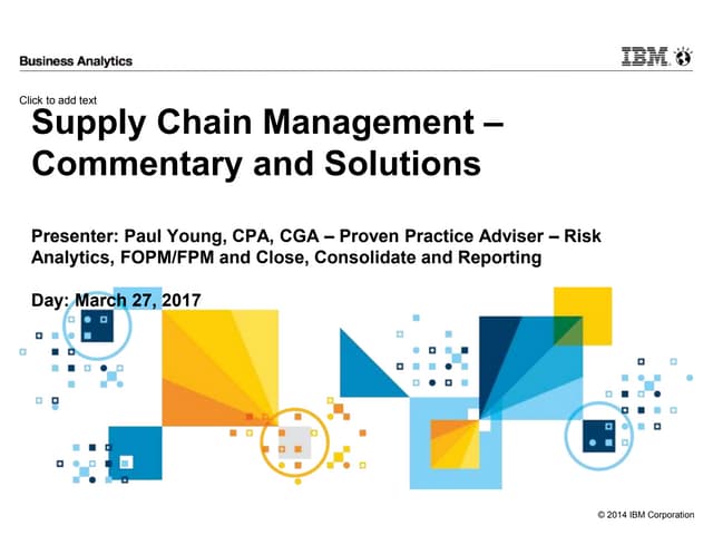 Supply Chain - Automation - Solutions