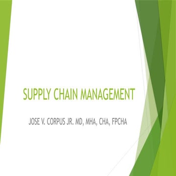 SUPPLY CHAIN MANAGEMENT LECTURE for Masters Degree.pptx