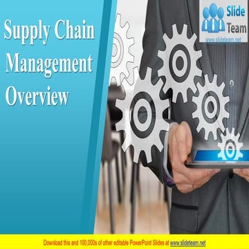Supply Chain Management Overview PowerPoint Presentation Slides 