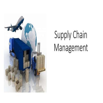 Supply chain management with logistics