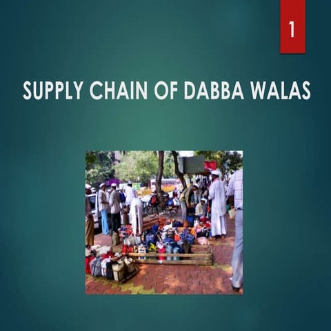 Supply chain of Dabba Walas
