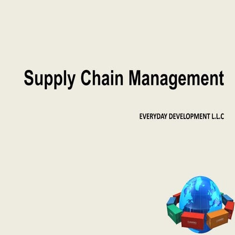 Supply chain slides
