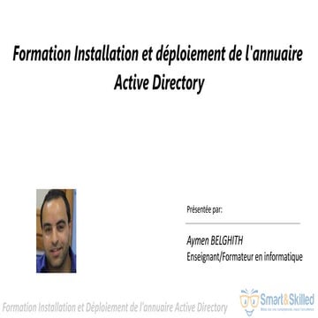 Support formation vidéo : Active Directory avec Windows Server 2012 R2