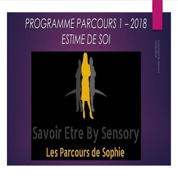 Support formation en ligne: L'estime de soi