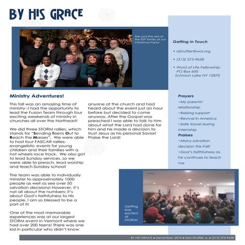 Support December 2010