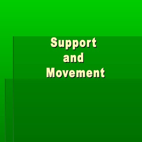 Support and movement[1]