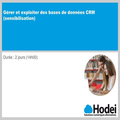 Support de cours Dolibarr crm debutant hodei