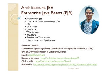 Support de cours entrepise java beans ejb m.youssfi