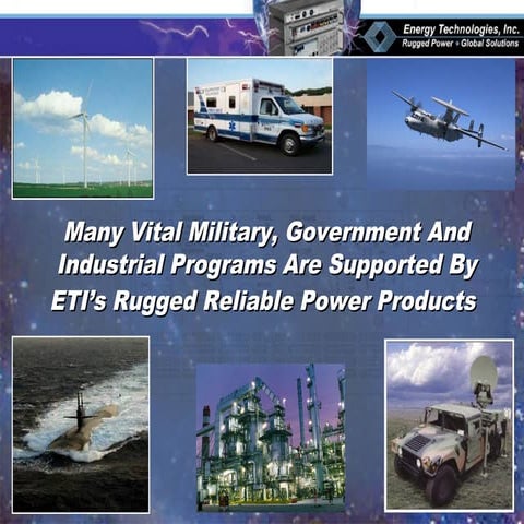 ETI's Supported Programs