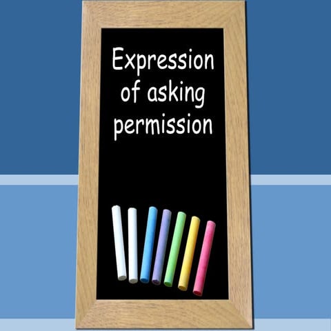 expression of asking permission