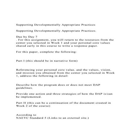 Supporting Developmentally Appropriate PracticesSupporting.docx