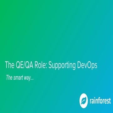 Supporting DevOps the Smart Way by Melissa Tondi