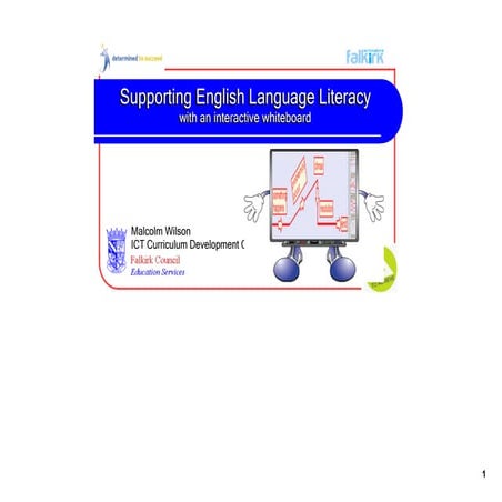 Supporting English Language Literacy With A Smart Board