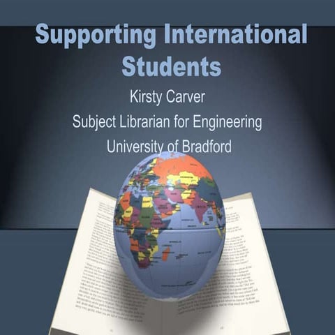 Supporting international students 
