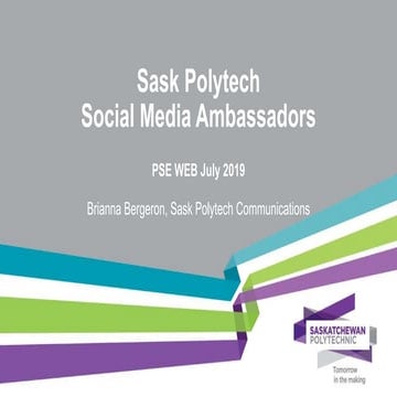 Supporting social media ambassadors