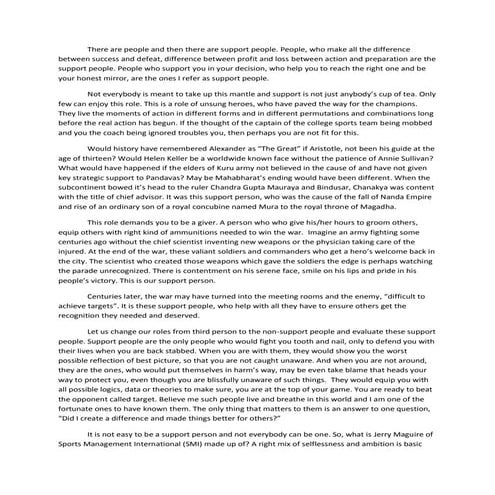 Are you The Jerry Maguire?