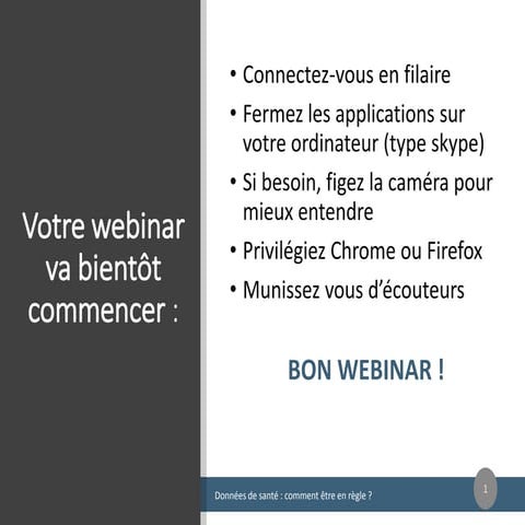 Support reglement donnees de sante