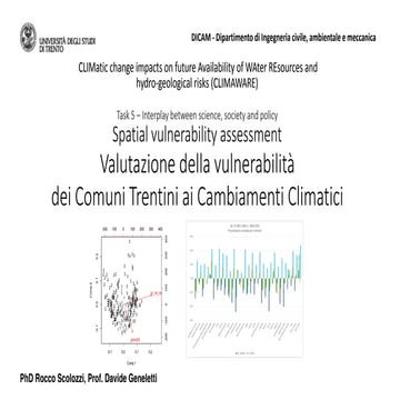 Support system for spatial vulnerability assessment