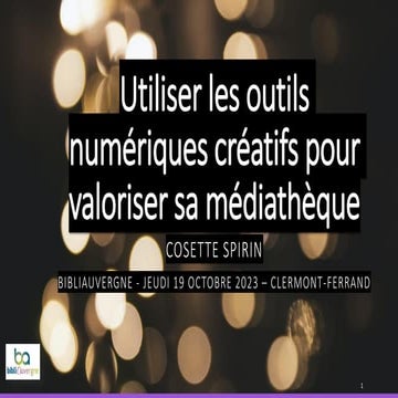 Utiliser les outils numériques créatifs pour valoriser sa médiathèque