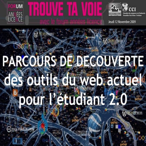 Parcours de découverte des outils du web actuel pour l'étudiant 2.0