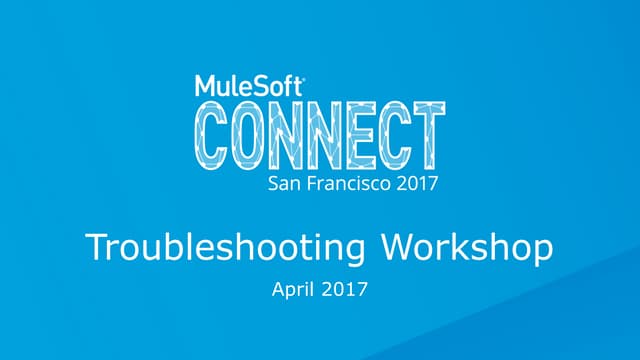 Troubleshooting Anypoint Platform