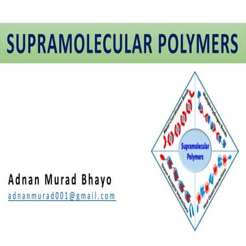 Supramolecular polymers